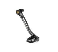 Levier de vitesses pliable pour moto Levier de frein noir pour moto, pédale de repose-pied pour Softail, pour Street, Fat Bob, Sport, Glide, Fat Boy, Low Rider, Slim, FL, FXBB, FXBBS(Black white)