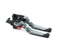 Levier d'embrayage corne de vache Pour SUZUKI V-Storm DL650 VStorm 2004-2010 Leviers De Frein Et D'embrayage CNC Réglables Pliables Avec Poignée Extensible(BKGYBKGY)