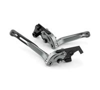 Levier d'embrayage de frein extensible pliable pour XL750 Transalp 750 CB750 Hornet 750 2023-2025 leviers de poignée réglables pliants Levier d'embrayage et de frein hydraulique(Titanium Black)