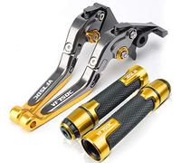 Levier d'embrayage de Frein pliable for ホンダ用 VF750C VF 750C / CD / CD2 Magna 1994-2003 1996 1997 1998 1999 2001 2002 Poignée De Course De Motos Poignée De Frein Embrayage(OR)