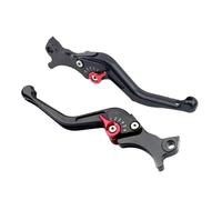 Levier d'embrayage de Frein pour Piaggio pour BV 200/250/300, pour X Evo 125/250 pour Euro 3, pour Carnaby 300 4T IE Moto Levier De Frein Court Gauche Droit Levier Frein Embrayage(Black)