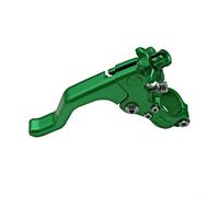 Levier d'embrayage de moto en aluminium usiné CNC - Fonction de sécurité pliable empêchant la casse - Compatible avec les vélos importés (vert)