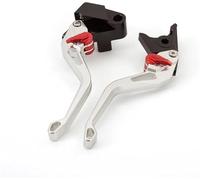 Levier d'embrayage de Moto Levier de Frein et d'embrayage pour Moto, Compatible avec CBR650F, CB650F, CB650R, CBR650R, CB CBR(Silver Lever)