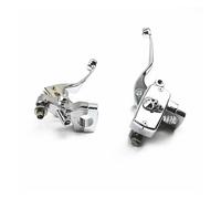 Levier d'embrayage de Remplacement Leviers de Frein et d'embrayage à réservoir en Forme crâne pour Guidon pour Harley 1 Pouce