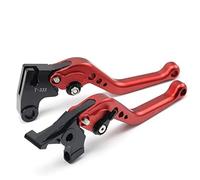 Levier d'embrayage et de frein hydraulique Leviers d'embrayage de frein pour MT-07 2014-2021, pour MT-09 pour FZ-09 pour MT09 pour Tracer/GT 2013-2020 moto gauche droite leviers à poignée 1 paire(Red)