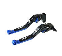 Levier d'embrayage et de Frein Pliable et Extensible usiné CNC pour YZF R1 2004-2014 YZF R6 2005-2016 Bleu