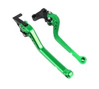 Levier d'embrayage Et Levier Frein Moto pour Z650 2017-2019 pour Z900 2017-2024 pour VERSYS1000 pour VERSYS 650 2015-2019 Levier d'embrayage Frein Court Et Long pour Moto(Long-Green)