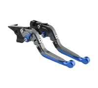 Levier D'embrayage Frein Levier De Frein D'embrayage De Moto, Réglable Et Pliable, Compatible Avec Yamaha Pour FJ-09 GT Pour FZ-09 SR 2014, 2015, 2016, 2017, 2018, 2019, 2020(Gray-blue)