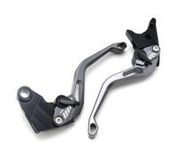 Levier d'embrayage frein Leviers D’embrayage À Frein Court Réglables Moto Pour X-11 X11 NK Pour Vélo Nue CB 1100 SF CB1100 CB1100SF 1999 2000 2001 2002(GRIS)
