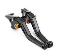Levier d'embrayage Frein pour Forza 750 pour FORZA750 pour XADV 750 pour XADV750 2017-2024 2023 2022 2021 Leviers De Frein Et d'embrayage Courts CNC pour Moto(Black Gold)