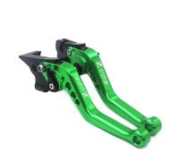 Levier d'embrayage Levier Accessoires Moto en Aluminium Korte REM Koppeling Hevels pour Kawasaki pour Z750 2007 2008 2009 2010 2011 2012 Frein Embrayage(Green)