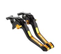 Levier d'embrayage Levier Ensemble leviers Frein stationnement pour Moto réglables avec butée Verrouillage pour Xmax 300 250 125 400 2023-2025 Frein Embrayage(Black Gold)