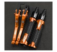 Levier d'embrayage Leviers De Frein Et d'embrayage pour Guidon Moto pour RC 390 200 125 RC125 RC200(Orange8)