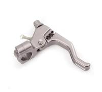 Levier d'embrayage Moto Levier d'embrayage Court CNC pour Cascades, système de câble à tirage Facile pour Honda(Gris)
