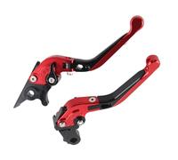 Levier d'embrayage pliable CNC 6061 en alliage d'aluminium Longueur réglable pour Trail 125 Monkey 125 Super Cub110 Rouge Fit pour moto multiple de 2016 à 2023 avec fiable (rouge)
