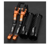 Levier d'embrayage pour CFM&OTO CF Moto 450SR 450 SR Leviers De Frein Et d'embrayage Poignées Guidon 7/8'' 22MM(Orange)