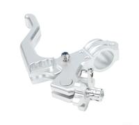 Levier d'Embrayage pour moto CNC Aluminium Doigt Unique Levier(silver)