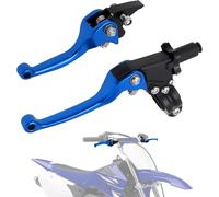 Levier D'embrayage Pour Pit Bike 1 Paire 7/8"" 22mm En Aluminium Forgé Pliable Pour 50cc-150cc Yz Yzf 90/110/125/140/150cc Pit Dirt Bike Atv Mini Bike Bleu