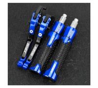 Levier d'embrayage pour YMA XJR1300 XJR 1300 Racer Levier De Poignée Réglable Leviers Frein d'embrayage Guidon Grps Bouchon D'extrémité(Blue2)