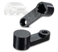 LEVIER DEVIATEUR AIR CHAUFFAGE BOÎTE Poêle 1827184 Compatible avec Ford® Fiesta 4, Fiesta 6 Van (à partir de 2008) - Produit fabriqué en Italie (2 pièces)