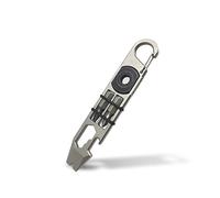Levier EDC en titane, porte-clés multifonction, outil d'extérieur, levier de poche avec clé, tournevis à cliquet, ouverture pour bouteille.