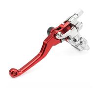 Levier Embrayag pour CRF250R pour CRF450X Leviers Poignée d'embrayage Gauche Perche pour CRF 450R 450X 250R 125R 250X Accessoires Moto Vélo Saleté Tout-Terrain Leviers Frein Moto(Red)