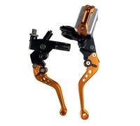 Levier Embrayage 1 Paire 7/8 "22mm Universel Moto Frein Maître-Cylindre Levier Câble Embrayage Réservoir Levier Frein(8)