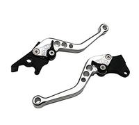 Levier Embrayage Moto,Levier Moto Moto Scooter électrique 1pcs vélo disque de frein Poignée Levers durable Nouveau Leviers(Silver)