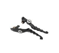 Levier Embrayage pour XVS400 pour XVS650 Leviers d'embrayage De Frein Dragstar XVS 400 1996-2002 V-Star XVS 650 1997-2002 Leviers À Main Crâne Noir Leviers Guidon(2)