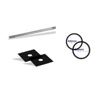 Levier En Acier Chromé Pour Machine Didiesse Frog + 2 JointS + 2 ÉpaisseurS