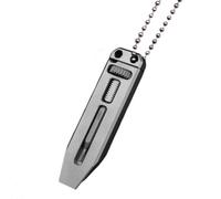 Levier en titane - Mini pied-de-biche multifonction robuste avec décapsuleur | Gadget de poche antirouille pour utilisation, voyage, chasse, sauvetage, travaux de réparation et outil utilitaire