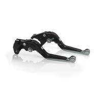 Levier Frein D'embrayage Moto Compatible Avec PCX 125 Pour PCX125 Pour PCX150 Pour PCX 160 Pour PCX 150 Pour PCX160 2010-2024 Leviers D'embrayage Frein Extensibles Pliants Moto(Black Gray)