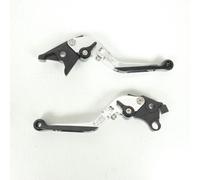 Levier Frein Droit Sifam Pour Moto Suzuki 1000 Sv N 2003 À 2007 Alu Cnc Noir / Paire Neuf