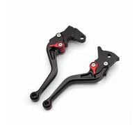 levier frein moto Compatible Avec Yamaha Pour FZ6 Pour 600 2004-2010 Leviers Frein Et D'embrayage Réglables Moto Accessoires Remplacement Et Modification(Black)