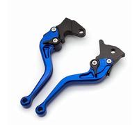 levier frein moto Compatible Avec Yamaha Pour FZ6 Pour 600 2004-2010 Leviers Frein Et D'embrayage Réglables Moto Accessoires Remplacement Et Modification(Blue)