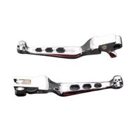 Levier Frein Moto Embrayage de frein et d'embrayage chromé pour Harley Fat Boy Dyna Road King 883 1200 FLHR