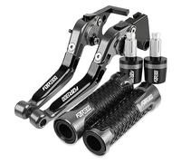 Levier Frein Moto pour FJR1300 FJR 1300 2003 Moto Extensible Pliant Réglable Leviers d'embrayage De Frein Poignée De Guidon(19)