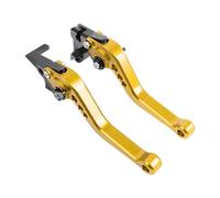 Levier Frein Moto Pour MT07 pour MT09 pour FZ1 pour FAZER FZ6R FZ8 XJ6 FZ6 FZ-09 leviers d'embrayage de frein courts/longs D'embrayage Frein Moto(Short yellow)