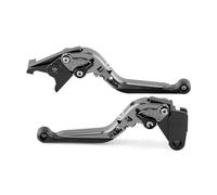 Levier Frein Moto Pour Pour NINJA 300 250 R/SL 400 Z125 Z250 Z300 Z400 Z250SL Poignées Extensibles De Moto Leviers D'embrayage De Frein Pliants D'embrayage Frein Moto(Titanium)