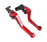 Levier Frein Moto Pour X-ADV 750 pour XADV X pour ADV 750 2017 2018 2019 2020 poignées courtes/longues levier moto CNC leviers d'embrayage de frein D'embrayage Frein Moto(Short red)