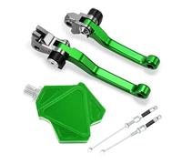Levier Frein Moto Pour YZ450F YZ 450 F 2020 2021 2022 Levier D'embrayage Cascade De Motocross Système De Câble À Traction Facile Leviers D'embrayage De Frein(A set green)