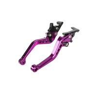 Levier Frein Moto Universel 22mm 7/8 "CNC Accessoires De Moto Levier De Poignée De Frein d'embrayage Levier Leviers Frein d'embrayage(Purple B)