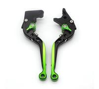 Levier Frein Poignées pour Keeway pour RKF 125 2019 2020 2021 2022 2023 pour RKF125 CNC Levier d'embrayage De Frein De Moto Extensible Pliable POIGNÉES LEVIERS Leviers Frein d'embrayage(Vert)