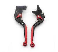 Levier Frein Poignées pour Keeway pour RKF 125 2019 2020 2021 2022 2023 pour RKF125 CNC Levier d'embrayage De Frein De Moto Extensible Pliable POIGNÉES LEVIERS Leviers Frein d'embrayage(Red)