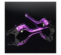 Levier Frein Poignées Pour Piaggio Fly 50 125 150 4T NRG Power DD DT Purejet Pour Liberty 125 Leader RST Moto Leviers Frein À Disque Avant Et Arrière Leviers Frein D'embrayage(Purple 177mm)