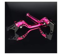 Levier Frein Poignées Pour Piaggio Pour Zip 50 2T 2009 2010 2011 2012 2013 2014 2015 Leviers Frein Moto Scooter Levier Tambour Avant Disque Arrière Leviers Frein D'embrayage(Pink 177mm)