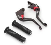 Levier Frein Poignées pour Triumph for Street for Triple 765 R 765 2020 2021 2022 2023 Levier d'embrayage De Frein en Aluminium pour Moto avec Poignées Accessoires Leviers Frein d'embrayage(Le Noir)