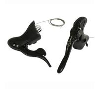 Levier-Manette Route Campa 10 Vitesses Veloce Noir Double (Paire) Avec Transmissions