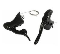 Levier-manette route campa 10v. veloce noir double (paire) avec transmissions noir G