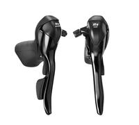 Levier/manette route double alu Microshift Shimano - noir - TU